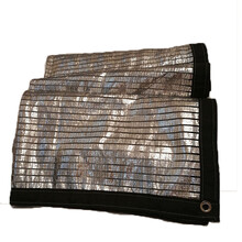 阳光房隔热遮阳网阳台防晒网铝箔网遮阳网阳台屋顶庭院楼顶75% 1X3