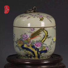 中国骨董品/大清雍正年製/大清雍正帝御製 靓宝格- 雍正斗彩缠枝花卉纹直口瓶（官窑，《大清雍正年制》款）