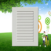 厨房橱柜门板定做玻璃门美式实木吸塑衣柜移门推拉门酒柜鞋柜门 百叶