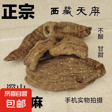 西藏天麻高海拔无硫纯天然天麻片煲汤新货头痛头晕藏天麻乌天麻 西藏天麻100g