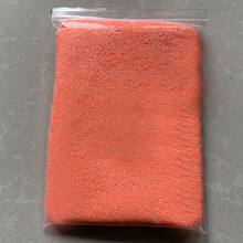 雪花泥颗粒泥500克大包装超轻粘土伴侣DIY手工制作配件材料珍珠泥 荧光橘红