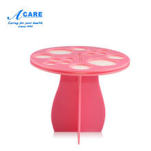 阿嚓热 洗刷蛋硅胶化妆刷清洗器洗刷盒子清洗液晾晒架工具套装 粉圆晾晒架