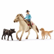 思乐Schleich 仿真动物模型骑马俱乐部套装礼盒 骑马礼盒套装42419