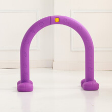 贝琪雅幼儿园钻洞钻圈玩具拱门室内塑料游戏户外体能游戏早教训练感统认知平衡亲子活动跨栏活动器材道具隧道 升级钻洞拱形紫色