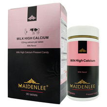 迈盾力MAIDENLEE 牛奶味钙压片糖果 孕妇钙片咀嚼片 美国进口 90粒/盒