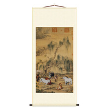 h13# 八骏图 中国古書画 画家郎世宁(清) 神品 Amazon.co.jp: h13 八骏图中国古書画画家郎世宁清神: Home & Kitchen