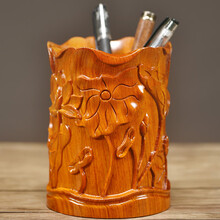 花梨木笔筒】价格_花梨木笔筒图片- 京东