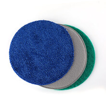 优活无线全自动清洁机原配拖布-清洁机配件百洁布2块-珊瑚绒布2块-抛光布2块-电视栏目同款赠品 珊瑚绒拖布5块装