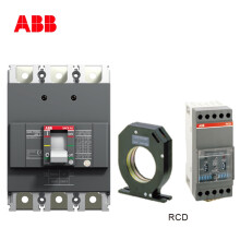 ABB Formula＋RCD系列塑壳漏电断路器；A2B250 TMF160/1600 FF 3P+RCD