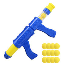 【正常发货】双枪款打我鸭儿童模型玩具男孩锻炼射击亲子吃鸡游戏安全玩具枪空气动力软弹枪计分标靶狮子 空气动力枪1把（含12发软弹）