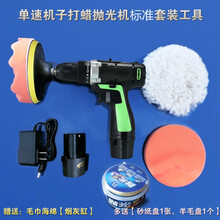 汽车抛光机无线打蜡机工具12v电动充电家车用划痕修复封釉打磨机 双速打蜡抛光机标准套装工具