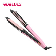 月立（yueli） 卷发棒 夹板 卷发器 直发板 卷直两用 烫发棒 精油负离子拉直板夹 电卷棒 熨板 HS-531P