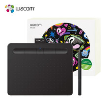 Wacom和冠 影拓intuos数位板 手绘板 电脑网课手写板 电子绘画板  电脑绘图板  写字板 CTL-4100WL(小号)蓝牙版 赭石黑