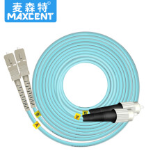 麦森特（MAXCENT）光纤跳线FC-ST 40米OM3多模双芯万兆工业电信级