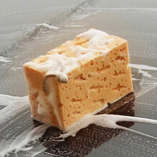 御琉宫 洗车伸缩折叠水桶擦车毛巾蜂窝海绵车轮刷轮胎石头清理钩子清洗工具套装 洗车海绵