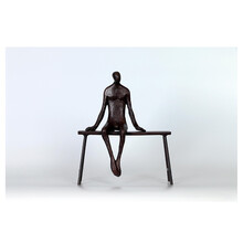 维格列艺术 Chanachai 人形青铜雕塑《惬意》艺术雕塑摆件创意饰品客厅摆件办公室书房摆件艺术品