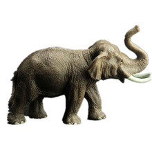 儿童仿真动物园玩具模型野生动物世界套装狮虎河马犀牛大象长颈鹿 亚洲象