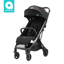 安途美apramo婴儿推车轻便一键折叠BB伞车可坐可躺可登机儿童手推车 午夜黑