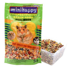 仓鼠粮食金丝熊饲料小仓鼠粮食主粮食物均衡营养天然粮腮鼠搬仓主粮食仓鼠饲料果蔬粮综合粮 MH086综合鼠粮(500g)