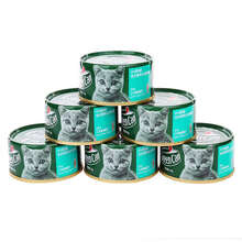 红狗Reddog小绿罐猫咪主食罐头无谷成幼猫增肥发腮湿粮 【成猫】现有口味混拼170g*6罐 6个月以上