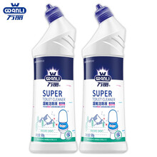 浪奇万丽超能洁厕剂洁厕液500g*2瓶 厕所清洁除菌除垢 除臭无异味去渍