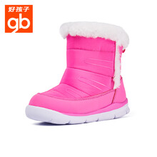 超市	
好孩子（gb）儿童雪地靴儿童棉鞋童鞋男童棉鞋冬季男女童靴子18FWLT028玫红色28.5码/鞋内长190