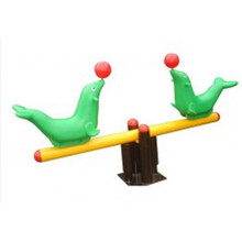 loveforever双人弹簧跷跷板幼儿园双人摇摇乐翘翘板儿童室外玩具跷跷板 双人海狮跷跷板
