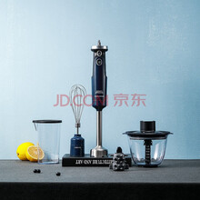 摩飞料理棒料理机家用婴儿辅食多功能手持料理机绞肉机剥蒜打蛋器搅拌榨汁机MR6006 手持料理机MR6006蓝