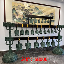 青銅器 双竜鐘曽侯乙編鐘 装飾品 現代工芸品 美術品 置物 青铜编钟】价格_青铜编钟图片- 京东