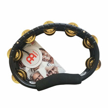 德国麦尔MEINL打击乐器踩镲摇铃响铃HTHH2B-BK爵士鼓 架子鼓 摇铃 TMT1B-BK（双排铜质铃片）