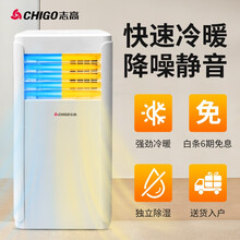 志高移动空调冷暖型 便型携式一体机 免安装家用空调 立柜式厨房出租房 无外机大1匹1.5p2匹小空调 2匹制冷制热【强劲冷暖+365天换新】