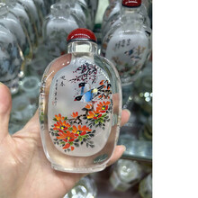 水晶内画鼻烟壶】价格_水晶内画鼻烟壶图片- 京东