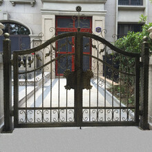 欧式铁艺大门庭院门铁艺门别墅门铁门花园门镀锌双开防锈对开小门