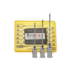 佳善 进口不锈钢兽用针头 兽用注射针头猪用注射器针头猪用针筒全金属注射针头 进口16X30