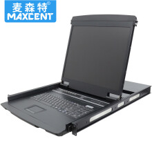 麦森特（MAXCENT）ML-8716 KVM切换器16口17英寸USB机架折叠LCD液晶