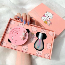 XIUSE羞瑟金色散粉定妆粉小金盖蜜粉女持久防水控油 01#猫鼠之乐-珍珠白礼盒装 XIUSE