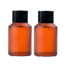 避光玻璃喷雾瓶乳液瓶精油分装瓶细雾喷瓶爽肤水乳液旅行小瓶2个 旋盖瓶30ml—2个