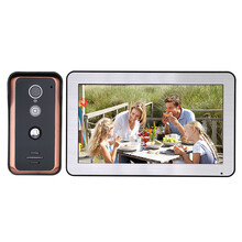 乐安居 可视对讲门铃10寸家用别墅楼宇监控视频对讲远程WIFI有线可视门禁LAG1009 一拖一（1外机+1台10寸有线WIFI屏）