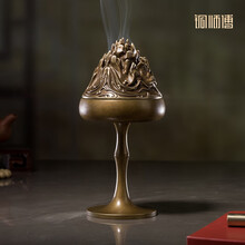 銅製 博山炉 焚香炉 仏具盤香炉 茶道置物 装飾品 工芸品 銅製 博山炉 焚香炉 仏具盤香炉 茶道置物 装飾品 工芸品 中式銅博山爐