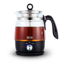 容威 煮茶器煮茶壶玻璃黑茶电茶壶全自动蒸汽泡茶电热烧水壶花茶壶养生壶保温煮水壶热水壶 黑色