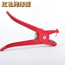 其六兽用耳标钳母猪耳号钳猪用打耳标的钳子牛德国自动猪耳标钳羊用针 红色烤漆耳标钳