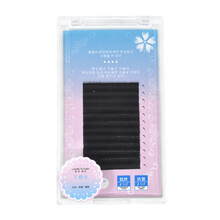 T 下睫毛 嫁接睫毛日系嫁接假睫毛下眼睫自然单根仿貂毛磨尖混装下睫毛嫁接 混装6-7mm