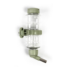 宠百思 狗狗喝水器挂式宠物饮水器猫咪水壶饮水机喂水器 浅绿色 大号 挂式饮水器