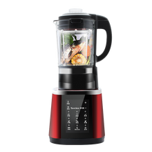 昕晴破壁机多功能家用豆浆机加热破壁料理机搅拌机辅食机榨汁机绞肉机 中国红
