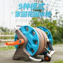 鹰牌 浇水浇花神器喷头水管软管家用园艺洗车水枪花园多功能金属花洒收纳架套装 25米免安装套装