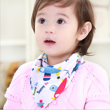 乐韵宝（leyunbaby）婴儿口水巾纯全棉宝宝围嘴围兜双面喂奶巾 5条