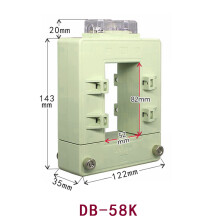 铜排开合式电流互感器开口式 BH0.66开启式方形交流高精度计量0.2 DB-58K 零点 5S 600A/5A