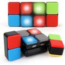 儿童电子音乐游戏百变魔方灯光益智魔方玩具无限减压智力方块男孩6-7-8-9岁 【官方版】声光百变魔方（电池版+送螺丝刀）