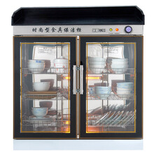 亲和（QINH）消毒柜立式商用不锈钢大型消毒碗柜餐厅茶水多功能配餐柜大理石台面臭氧红外线 宽0.85米明拉手无抽屉