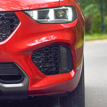 适用于魏派vv7日行灯改色膜WEYvv5大灯变色膜透光雾灯膜 保护贴纸膜改装 VV7日行灯膜【黑色】